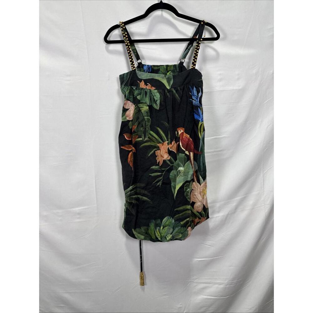 FARM Rio Midnight Macaw Fiesta Mini Dress Size XS with Loose Beads - Picture 2 of 7